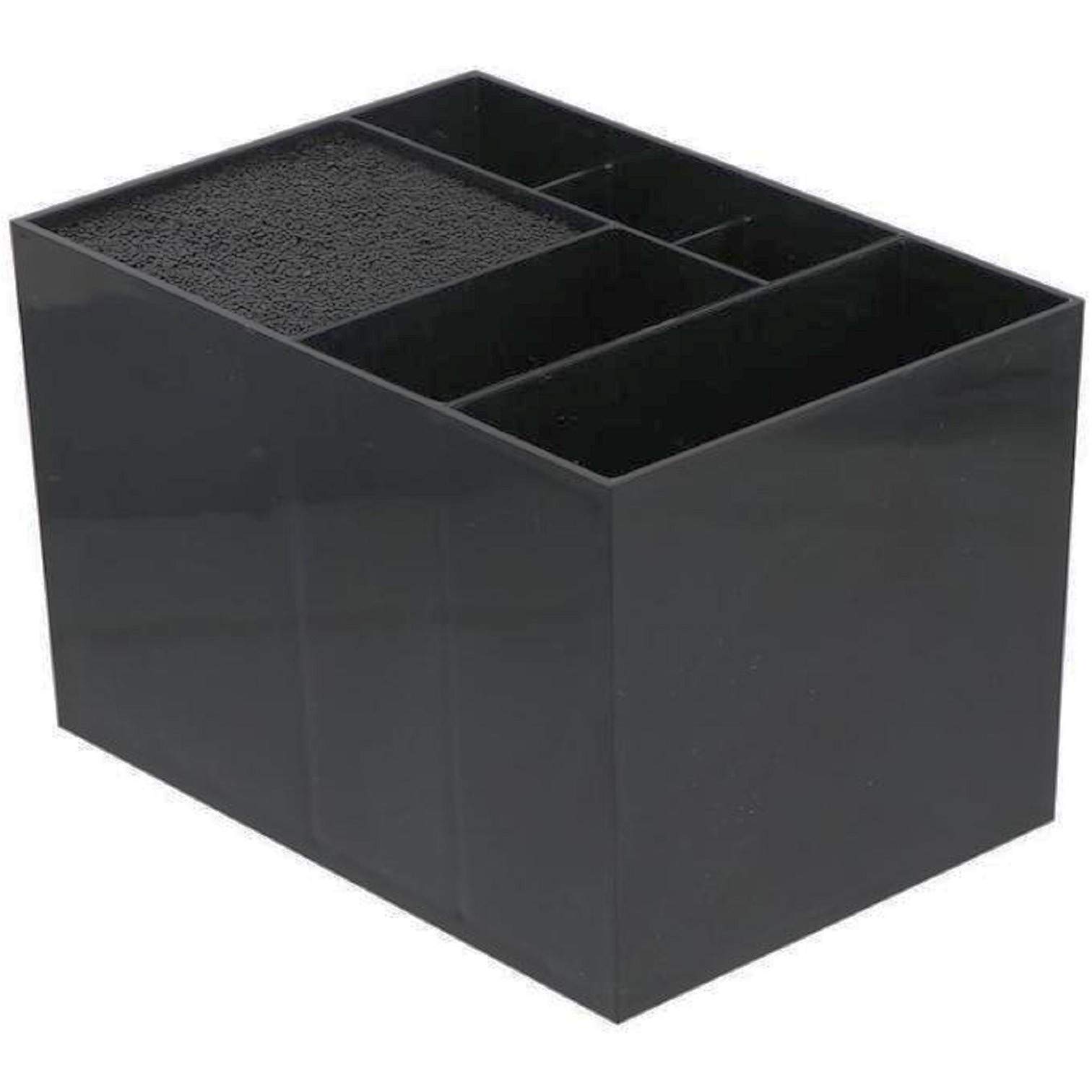 

dilib Ножницы Кубик Чехол для ножниц Коробка для ножниц Акрил Салон Волосы Парикмахер Салон красоты Стрижка питомцев Стрижка Хранение ножниц (черный) чёрный