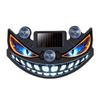 Solar Powered Rear Window Accent Light with Suction Cup Mount, LED Car Decor for Night Driving and Parked Display
