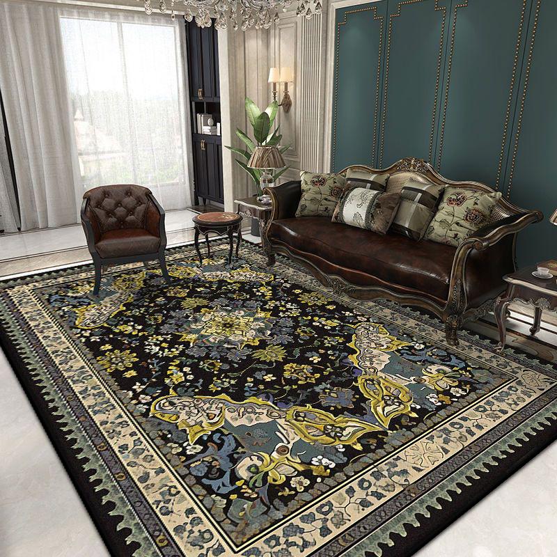 Bohemian Large Size Decorative Rug for Living Room Soft Carpet for Rooms Customizable Entrance Door Mat Antiskid Easy Cleaning