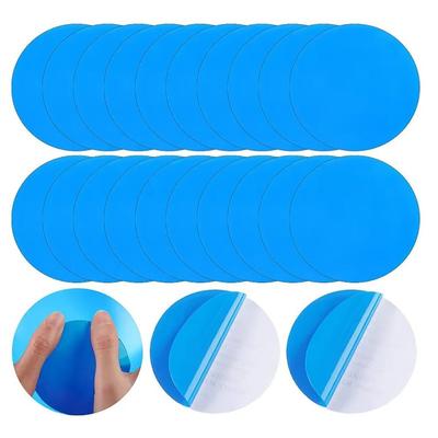 10 Peças Remendos de Reparo Subaquático para Piscina Kit de Reparo de Piscina Autoadesivo PVC Patch Multiuso Cola