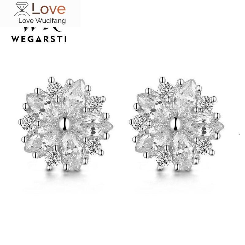 Sølv 925 Smykker Øredobber Kvinne Rosa Kirsebær Øredobb 925 Sterlingsølv Øredobber Bryllupsøredobb