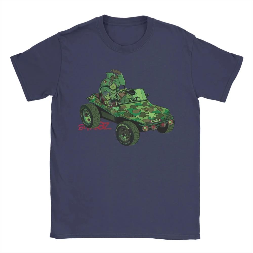Gorillaz Geep Logo Reverse T Shirt Cotton T-Shirts for Man Women Trendy Cool Casual Tshirt Short-Sleeved Vintage Tops