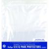 Clear Plastic Page Protectors 12x12 Value Pack 25 Sheets Acid Free Scrapbook Album Extenders Spacers Arts and Crafts Supplies