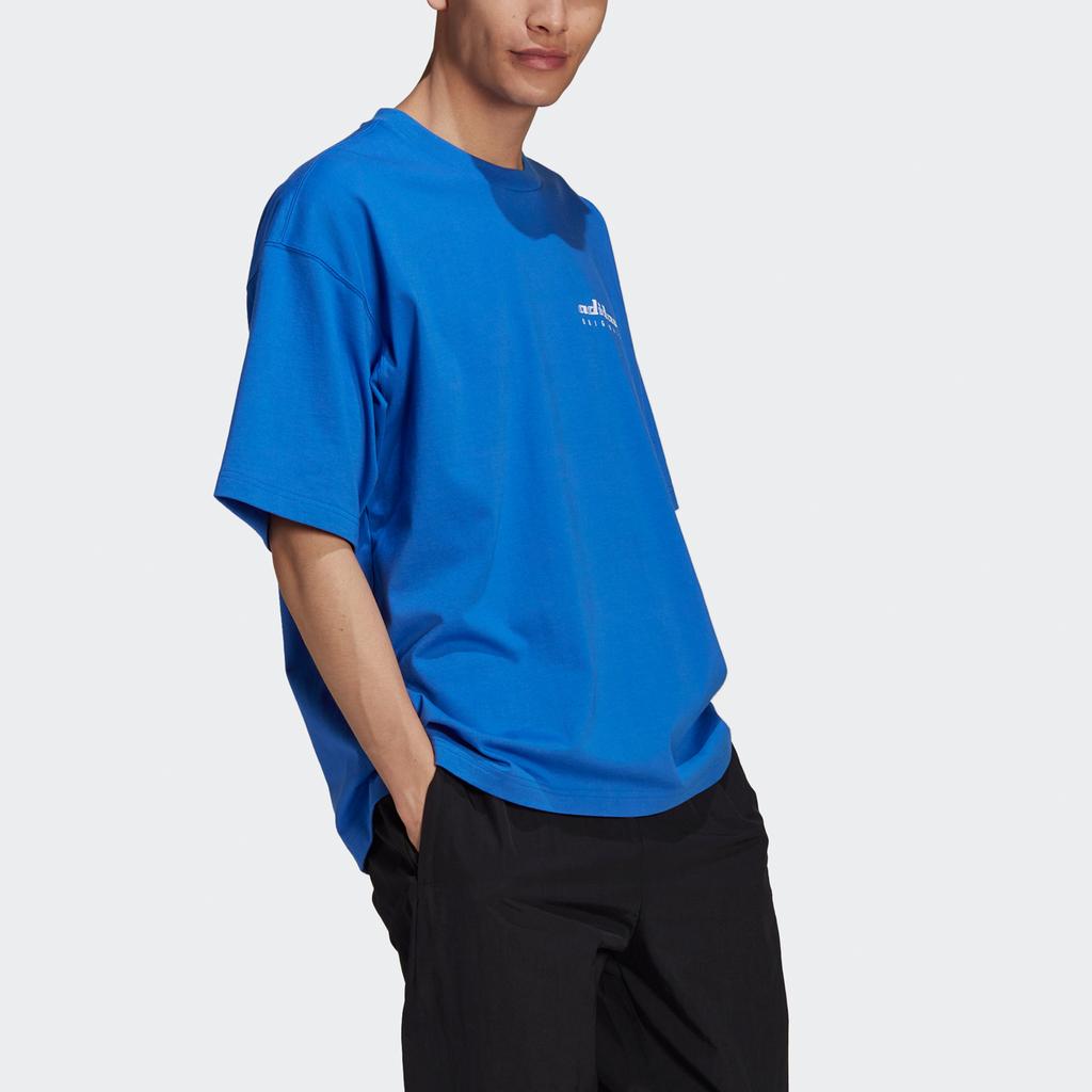 adidas Originals Tgp Ss Tee With Motocross Print Men Tops Blue HA4746