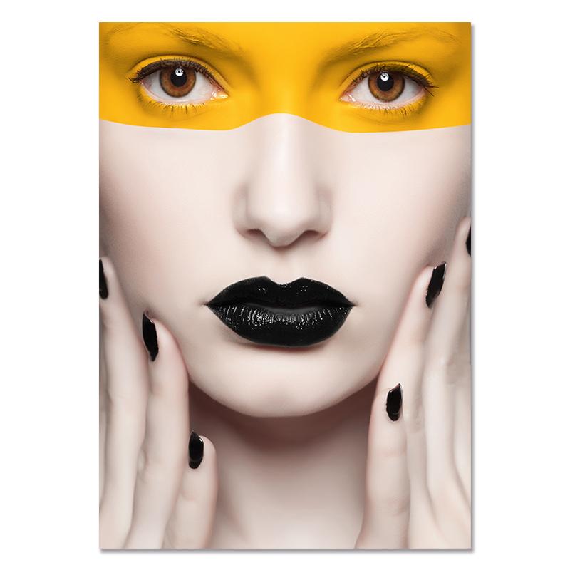 Nowoczesna moda Wall Art kobieta Home Decor czarny abstrakcyjny piękny motyl obraz na płótnie drukuje zdjęcia na plakat do salonu