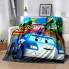 Train Adventure: Titipo's Journey Blanket Soft & Cozy Suitable for Bed Seaside Sofa for All Occasions Stylish Decor