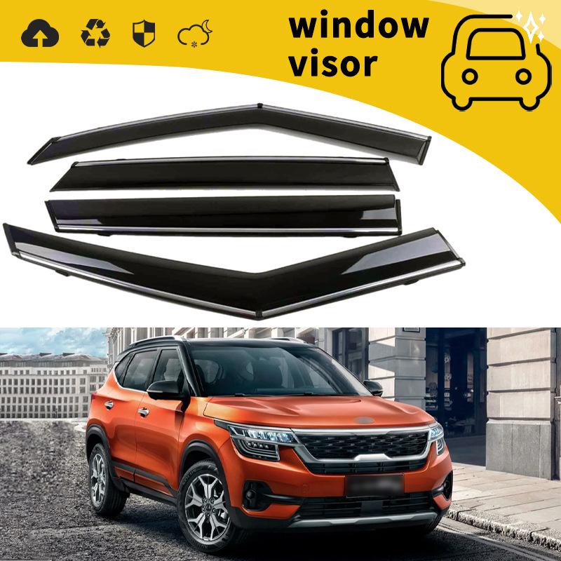Kia KX Series Door Visors for 2015-2020 Models - Rain Eyebrow Window Decoration