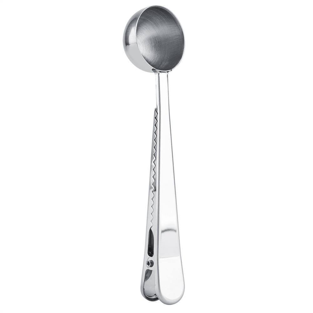 Rustless Steel Measuring Spoon Colorful Sealing Clip Measuring Utensil Milk Portioning