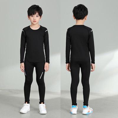Unisex Quick-Dry Sports Suit: Long Sleeve & Pants for All Ages