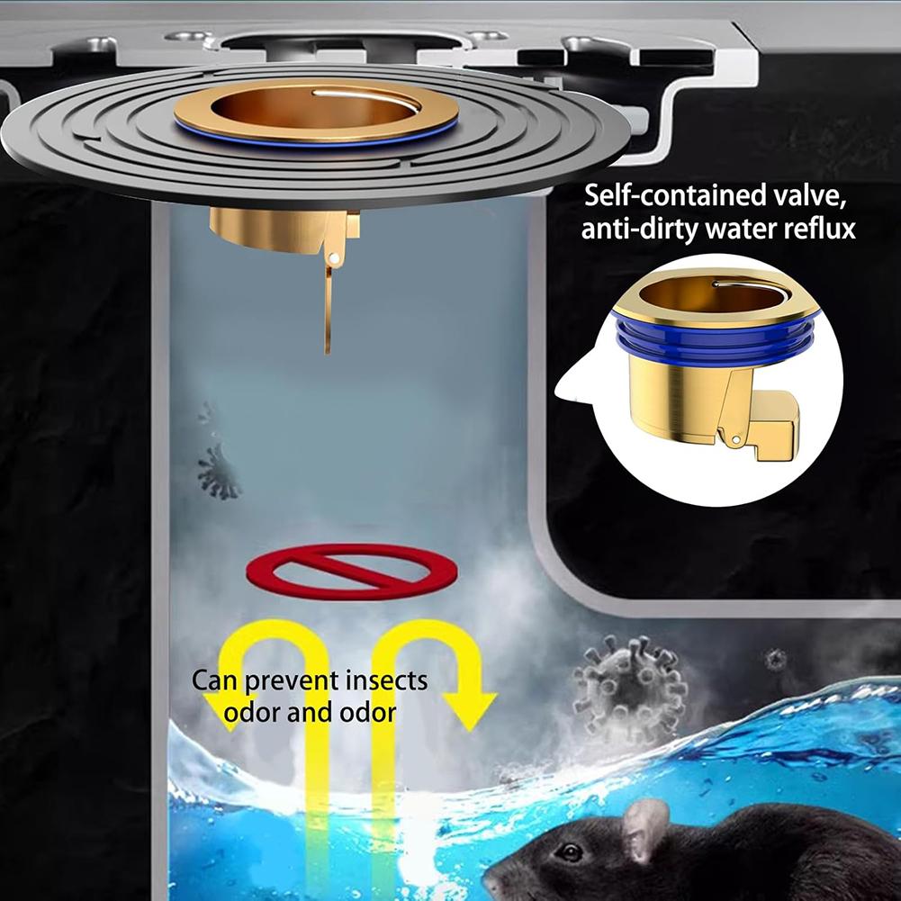 Floor Drain Backflow Preventer Magnetic Levitation Drain Valves Floor Drain Protection Sink Drainage System Strainer