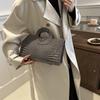 Trendy Women's Pu Tote Bag With Sleek Lines Available In Multiple Colors For Everyday Use