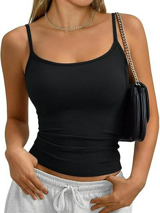 2026 European Women's Versatile Slim Fit Square Neck Vest Top