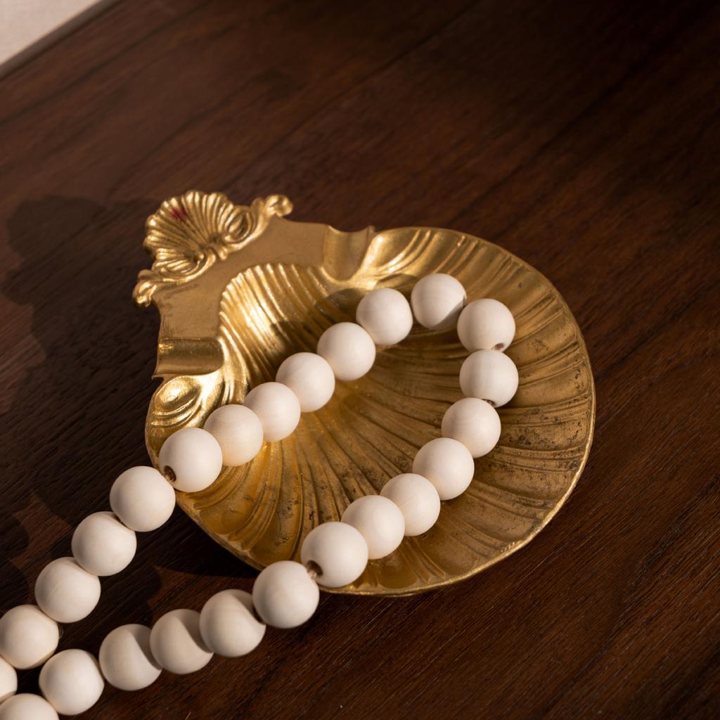 Metal Shell Plate Golden Tray Desktop Storage Container Jewelry Plate Jewelry Dish Trays Decorative Retro Shell Tray