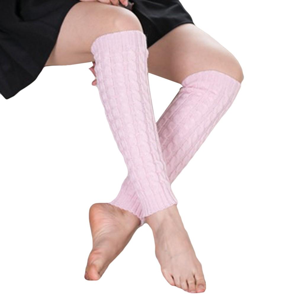 Scaldamuscoli Donna A Costine Lunghe 40 Cm – Calzini Invernali Elasticizzati In Poliestere, Taglia Unica, Colori Vari