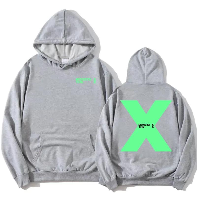 

MONSTAX The X EP 2025 Hoodies Fashion Korean Boys Band Sweatshirts Long Sleeve Autumn Hooded Pullovers Women Men Sudaderas Print 3XL