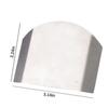 1PC/2PCS 8X5.7CM Stainless Steel Finger Protector with Double Ring Upgrade Hand Guard for Kitchen Chopping