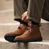 Workwear Ankle Men's Leather Boots High-quality Men's Cowhide Suede Fashionable and Versatile Outdoor Work Boots Desert Shoes
