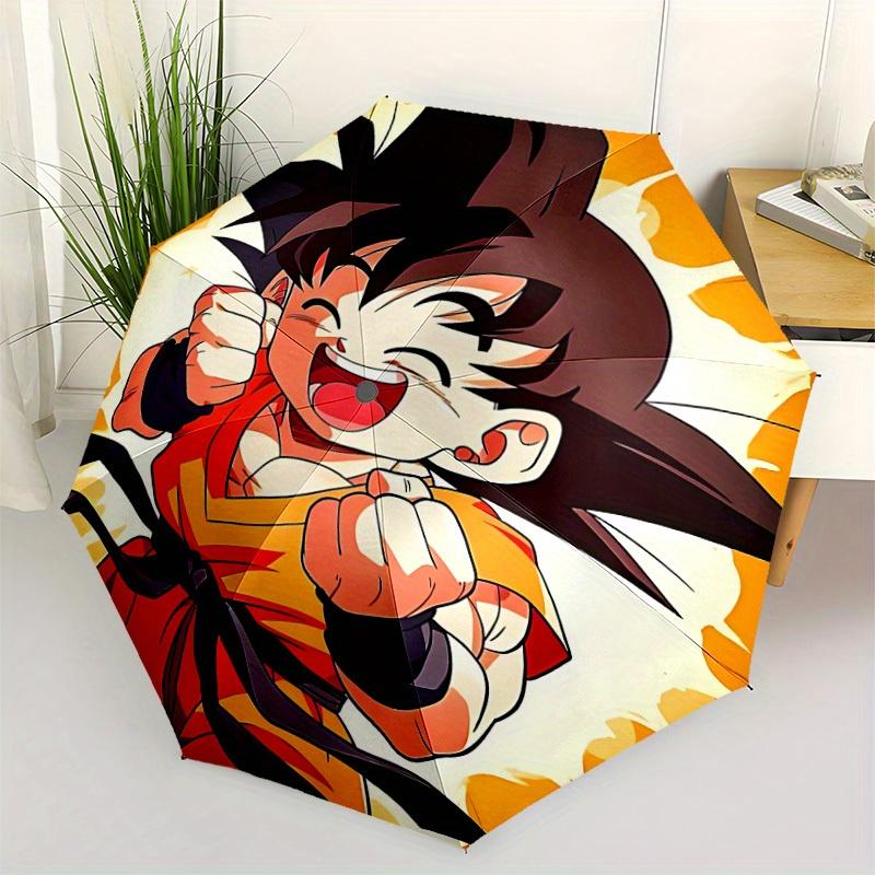 1PC Goku Power Automatic Open/Close Umbrella - Compact Travel Umbrella, 8-Rib Heavy-Duty Construction, Ideal Gift a0828170