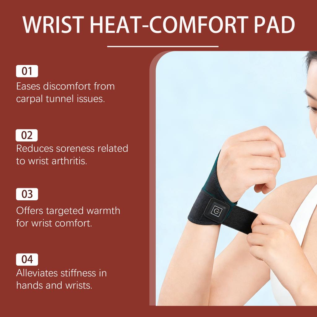 The Heated Wrist Guard Is Skin-friendly, Breathable, Lightweight And Suitable For Hand Care Of People Who Sit For Long Periods At Home.