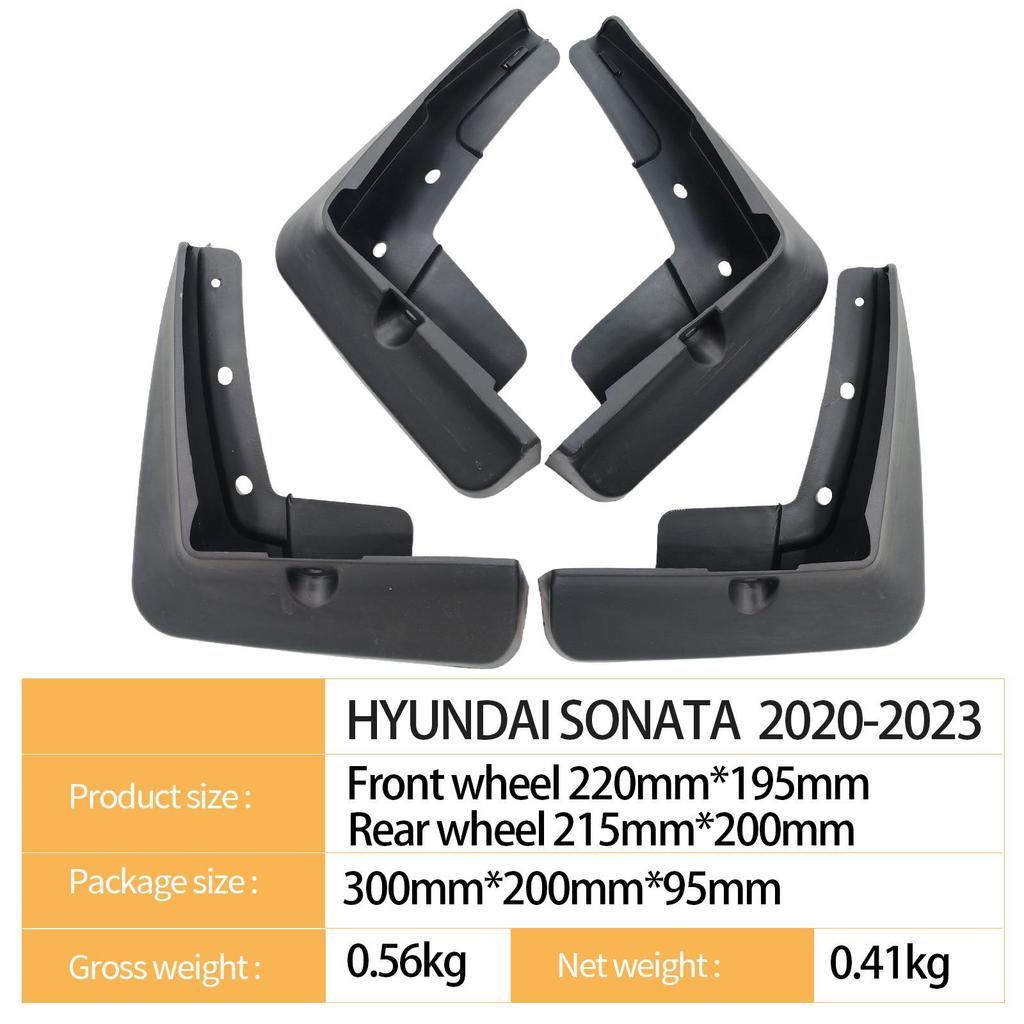 Hyundai Sonata 2020-2023 Tire Mudguards