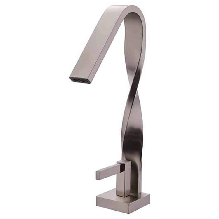 Modern Luxury Hotel Bathroom Basin Faucet Automatic Brushed Nickel Hot and Cold Water Basin Mixer Tap (Light Grey,Brushed Nickle) светло-серый