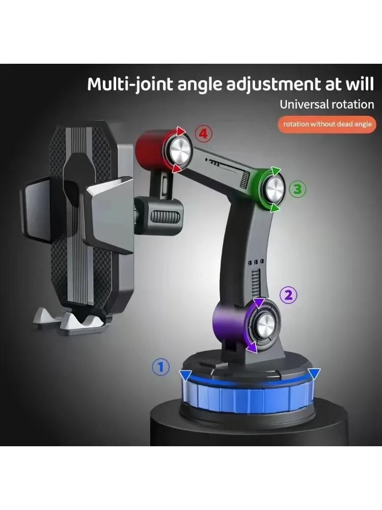 

Автомобильный держатель для телефона на присоске - Крепление на приборную панель и центральную консоль для мобильных телефонов чёрный