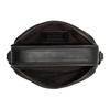 Coach Graham 25 Classic Monogram Striped Color Block Zipper Camera Bag Men Shoulder Bag Black Dark-Brown C9965-QBMAA