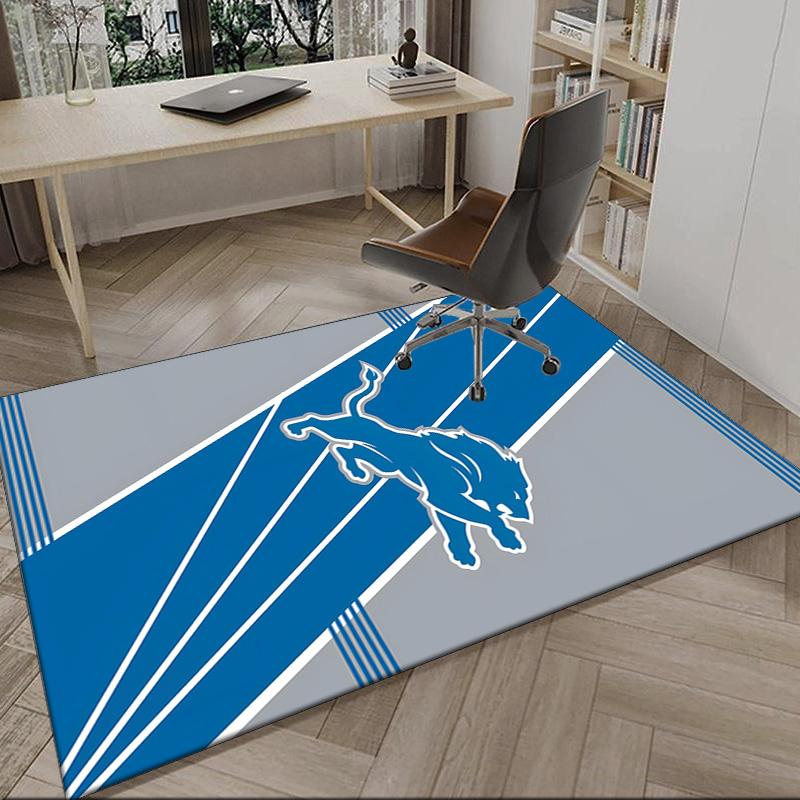 Detroit Team Spirit Carpet, Kitchen Rugs, Yoga Mat, Non-Slip Mats, Rug for Bathroom, Living Room bedroom, Camping Rugs Christmas Gift