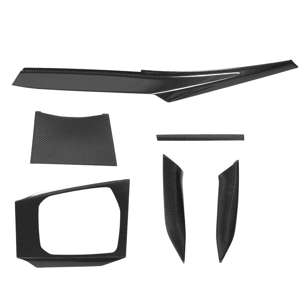 Interior Decoration Trim Kit Dry Carbon Fiber Dashboard Gear Shift Inner Door Panel Trim for M3 M4 G80 G82 G20 G22 LHD