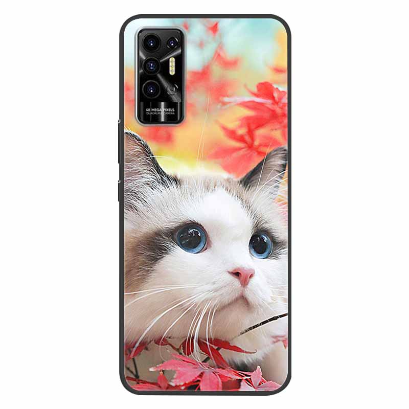 For Tecno Pova 2 Case Pova2 Shockproof Soft silicone TPU Back Cover For Tecno Pova 2 Phone Cases Pova2 2021 Case Cute Cartoon