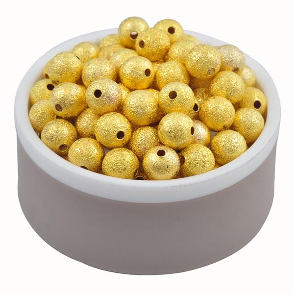 

Металлические бусины для изготовления ювелирных изделий золотой