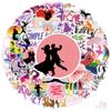 50Pcs/Set Dancer Slangs Series 01 Stickers DIY Fashion Waterproof Doodle Decals Stickers