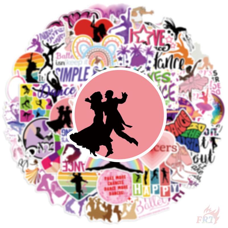 50Pcs/Set Dancer Slangs Series 01 Stickers DIY Fashion Waterproof Doodle Decals Stickers