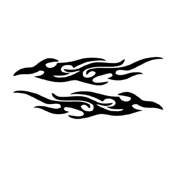 Multifunctional Flame Reflective Stickers for Cars, Cover Scratches and Enhances Appearance with Long Lasting Materials