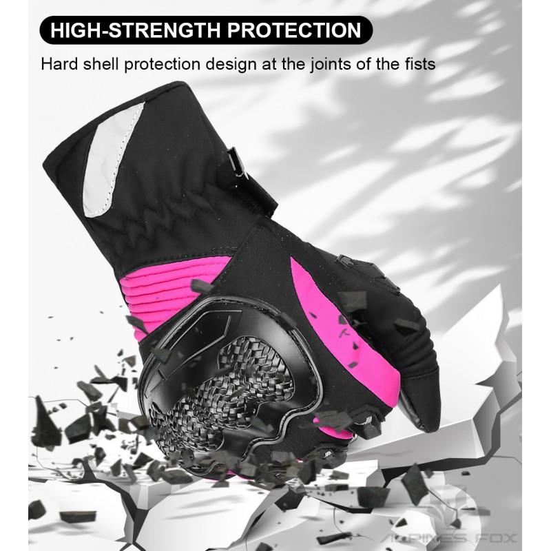 Windproof Waterproof Motorcycle Gloves Winter Riding Skiing Outdoor Use Warm Thick Insulated Unisex