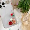 Resin Gingerbreads Man and Bear Phone Chain Keychain Phone Lanyard Keyrings Pendant for Fashionable and Practical Use
