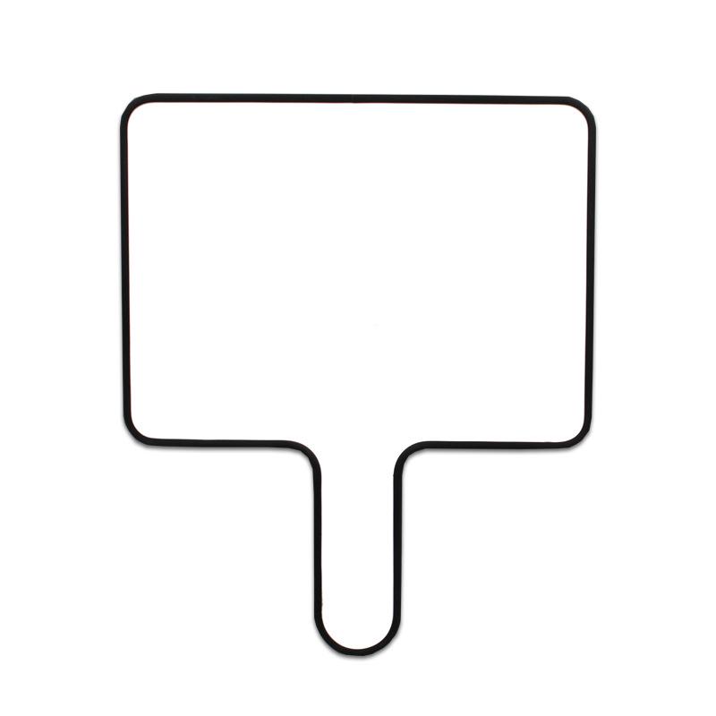 Dual-Sided Handheld Erasable Whiteboard for Classroom and Broadcast