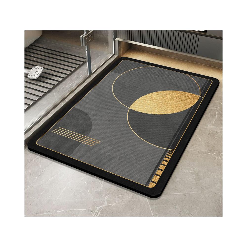 Modern Simple Diatom Mud Floor Mat Bathroom Water-Absorbing, Non-Slip And Dirt-Resistant Floor Mat Bathroom Easy To Take Care Of Quick-Drying Floor
