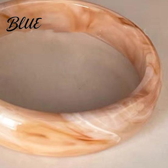 Vintage Bracelet Acrylic Retro Style Irregular Geometric Design Unique Women
