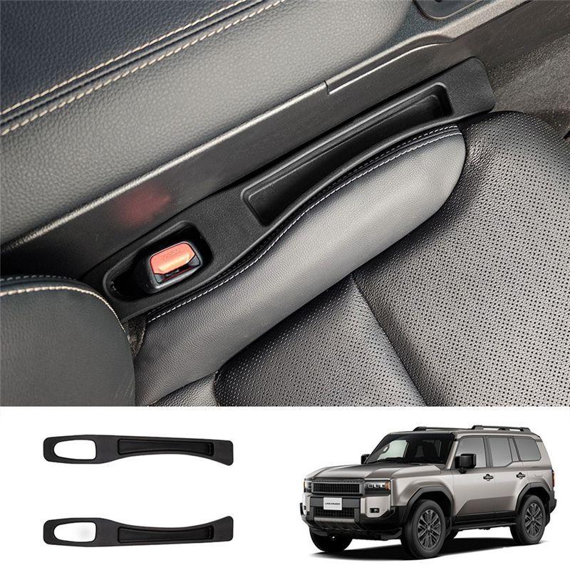 AA92-Car Front Seat Gap Storage Box Gap Filler Strips For Toyota Prado LC250 Car Interior Accessories