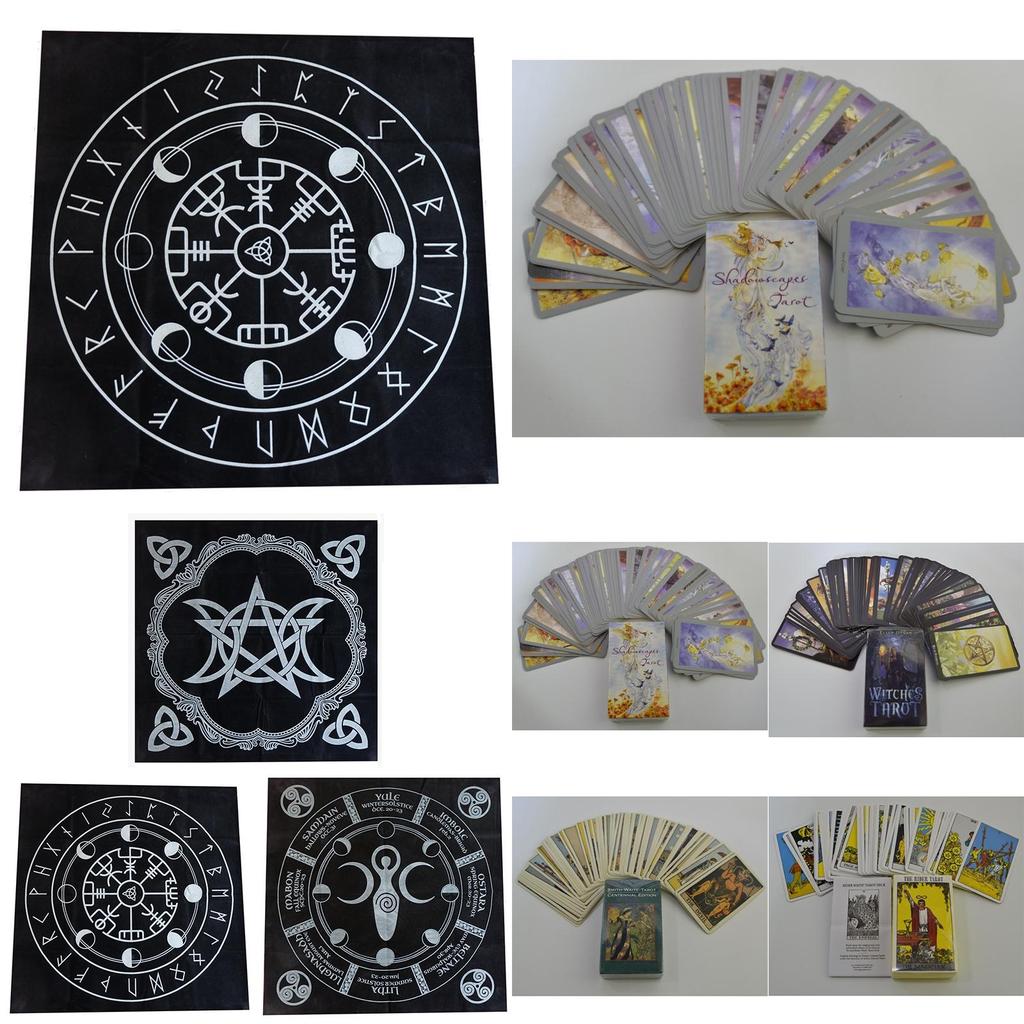 Exquisites Englisches Tarot-Hexen-Deck Mit 78 Karten Für Mystische Lesungen