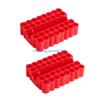 Y5GD 32 Holes Screwdriver Bits Holder Soft Rubber Drill Bit Storage Tray Shank