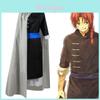 Stunning Anime Gintama Ne Mulberry Night Rabbit Kamui Cosplay Costume Set With Cloak