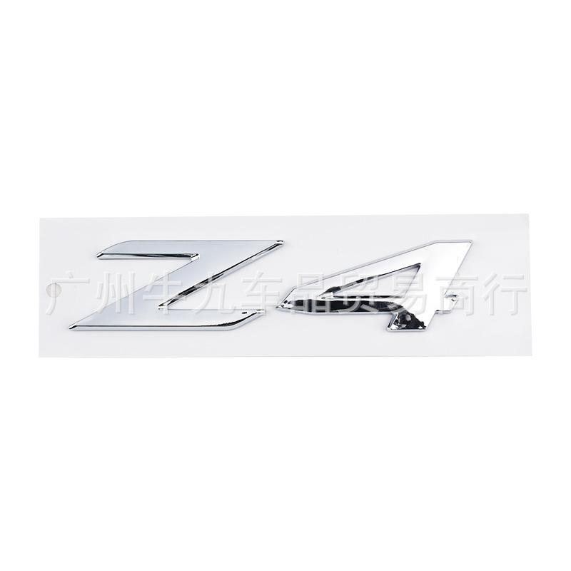 Suitable for the New Z4 Rear Tail Mark, Trunk Word Mark, Tail Door Mark, Car Sticker Modified Black Letter Mark