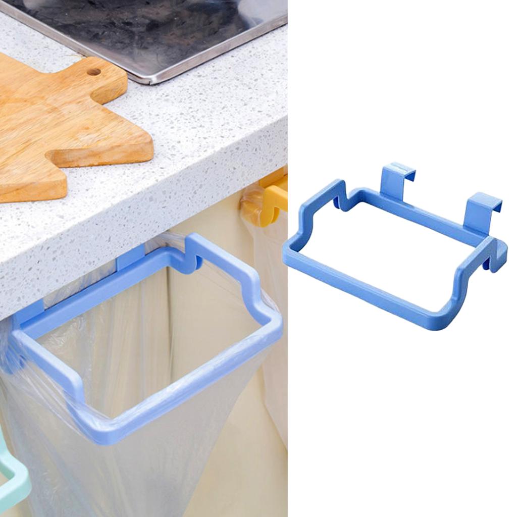 Garbage Bag Holder Saving Space Hanging Heavy Duty Trash Bag Holder Rack for Cabinet Door Kitchen