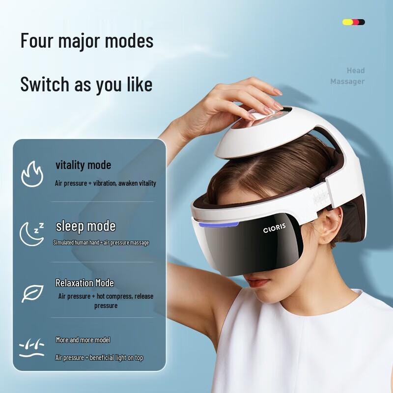 CLORIS Head and Eye Integrated Massage Helmet