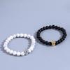 Fashionable and Trendy Bracelet Personalized Beaded Unisex Zircon Inlaid Versatile Couple