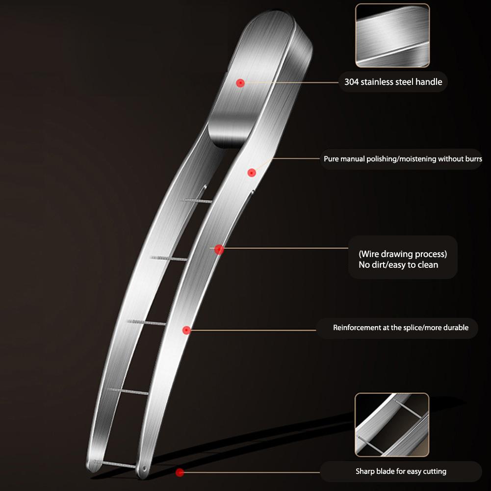 Watermelon Cutter Slicer 304 Stainless Steel Safe Watermelon Fruit Knives Quickly Safe Melon Knife Kitchen Gadgets Useful Tool