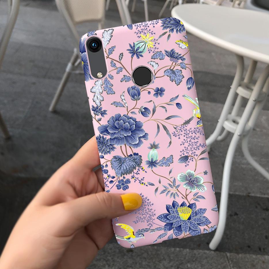 For Huawei Y6s 2019 Case Honor 8A Soft Silicone Cartoon Flowers Phone Protective Shell For Huawei Y6s 2019 Honor8A Fundas Bumper