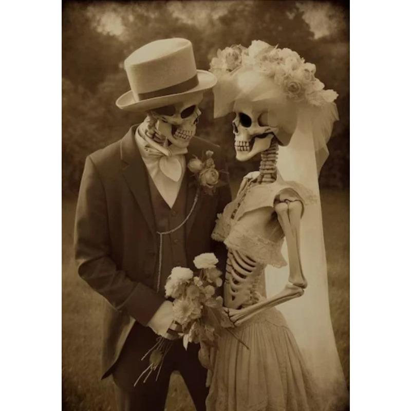 Dark Academia Art Grotesque Poster Prints Gothic Ghost Witch Monster Demon Devil Canvas Painting Wall Art Home Decor Unframed